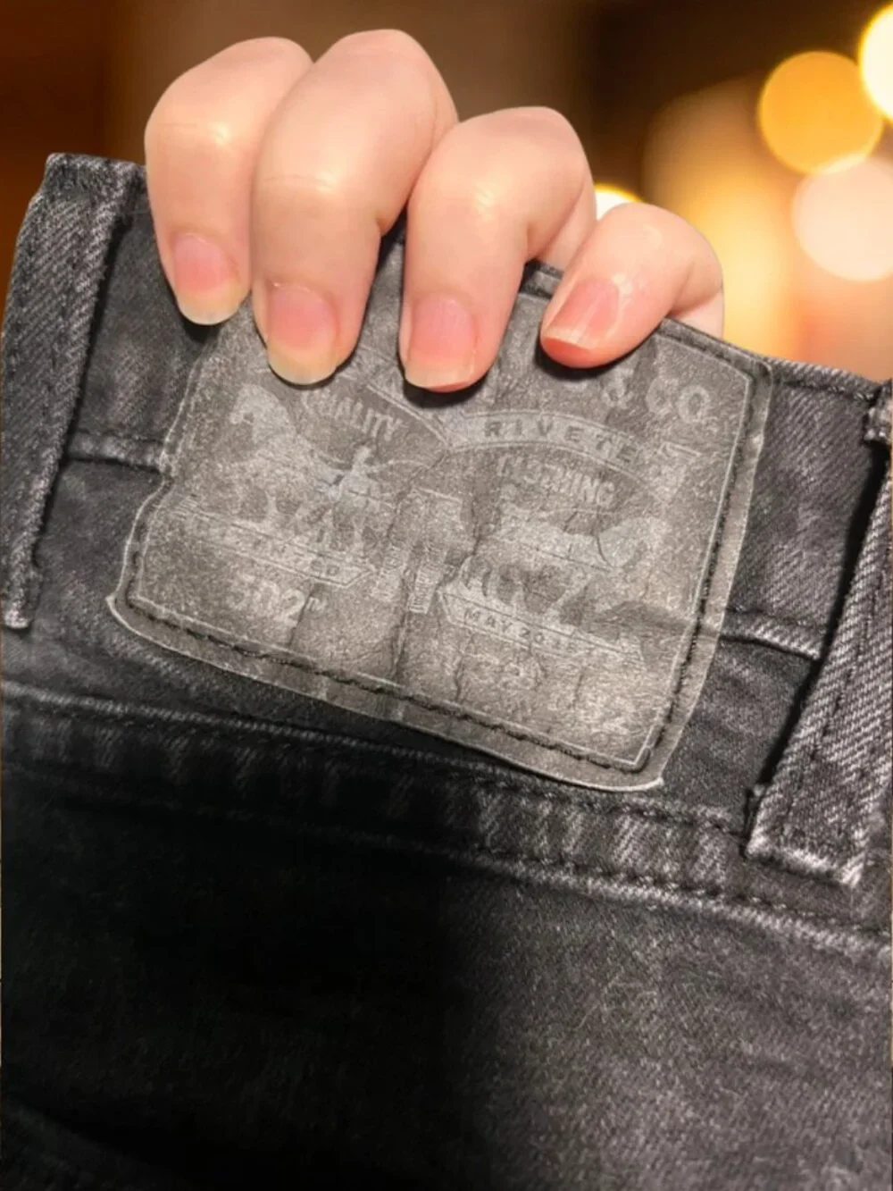 Black 502 Levi's Size 38x32